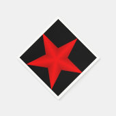 Red Star Serviette (Ecke)