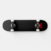 Red Star Skateboard (Horizontal)