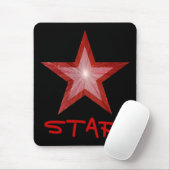 Red Star 'STAR' Mousepad (Mit Mouse)