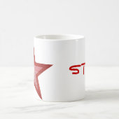 Red Star 'STAR!' Tasse weiß (Mittel)