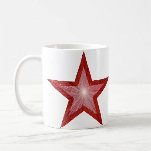 Red Star 'STAR!' Tasse weiß (Links)
