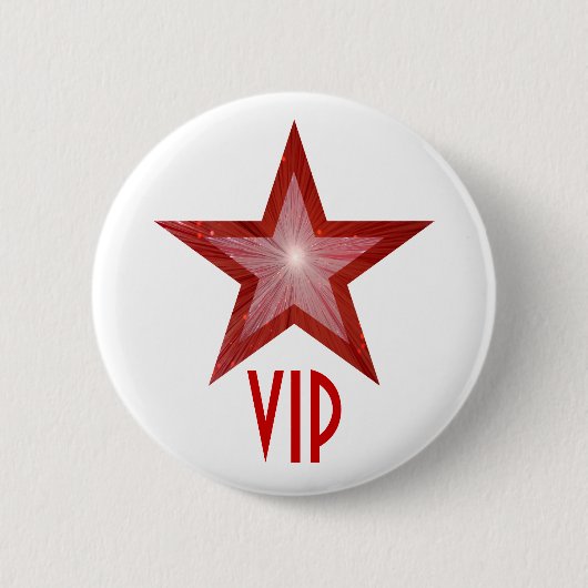Red Star "VIP"-Taste weiß Button (Vorderseite)