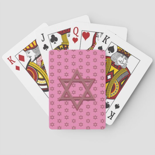 Red Star von David Seamless Spielkarten (Rückseite)
