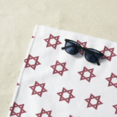 Red Star von David Seamless Strandtuch (Beispiel)