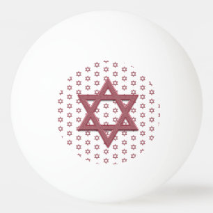 Red Star von David Seamless Tischtennisball