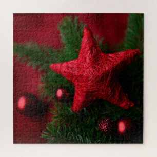 Red Star Weihnachtsfeiertage Puzzle
