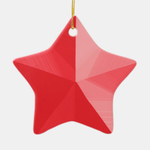 Red Star Weihnachtsschmuck benutzerdefinierbare Vo