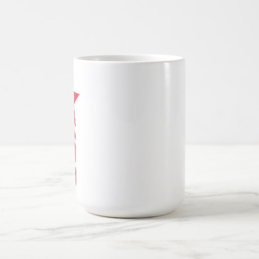 Red Star with Chevron Arrows Kaffeetasse (Mittel)