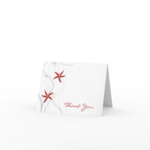 Red Starfish and Silver Coral Vielen Dank