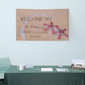 Red Starfish Beach Hochzeit Banner (Messeveranstaltung)