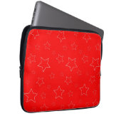 Red Stars Electronics Bag Laptopschutzhülle (Vorne Rechts)