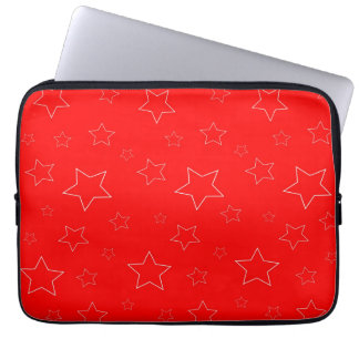 Red Stars Electronics Bag Laptopschutzhülle