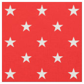 Red Stars Fabric Stoff (Nahaufnahme)