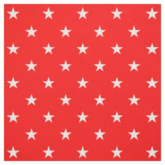 Red Stars Fabric Stoff (Muster)