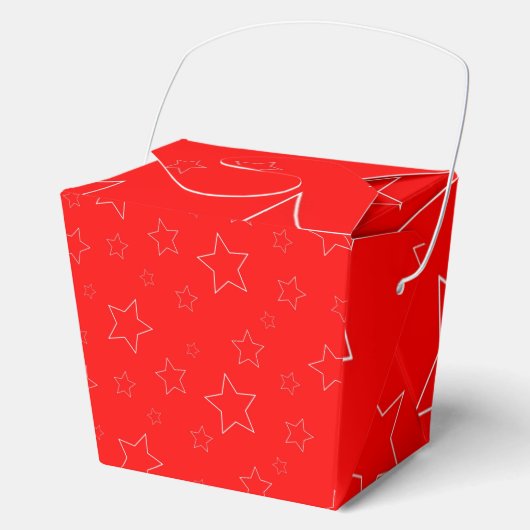 Red Stars Gefälligkeitsbox Geschenkschachtel (Vorderseite)