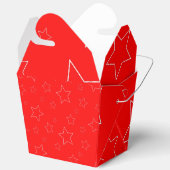 Red Stars Gefälligkeitsbox Geschenkschachtel (Offen)