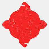 Red Stars Gefälligkeitsbox Geschenkschachtel (Ungeklappt)