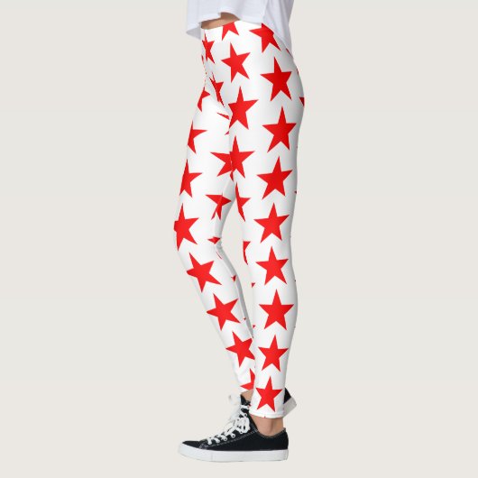 Red Stars Pattern Leggings (Links)