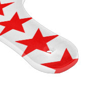 Red Stars Pattern Schneidebrett (Ecke)