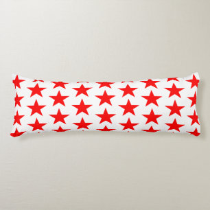 Red Stars Pattern Seitenschläferkissen