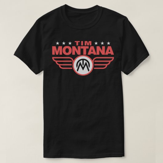 Red Stars Tim Montana T-Shirt (Design vorne)