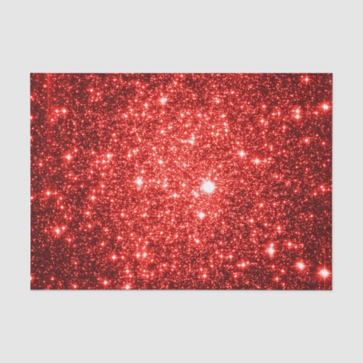 Red Stars Tissue Paper Seidenpapier (Vorderseite)