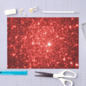 Red Stars Tissue Paper Seidenpapier (Handwerk)