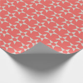 Red Stars Wrapping Paper Geschenkpapier (Ecke)