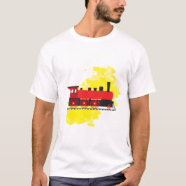 Red Steam Motor T-Shirt