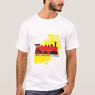 Red Steam Motor T-Shirt