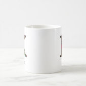 Red Stewart Kariert Monogram K Tasse (Mittel)