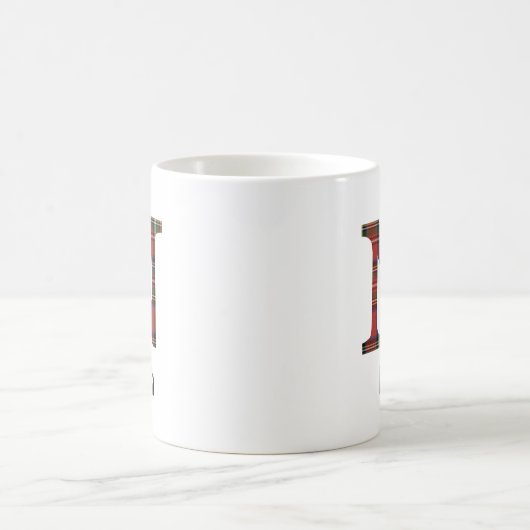 Red Stewart Kariert Monogram N Tasse (Mittel)