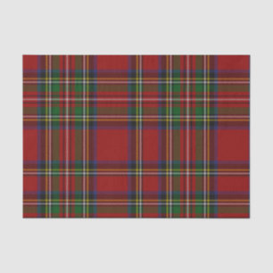 Red Stewart Kariert Tartan zu Weihnachten Seidenpapier