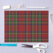 Red Stewart Kariert Tartan zu Weihnachten Seidenpapier (Handwerk)