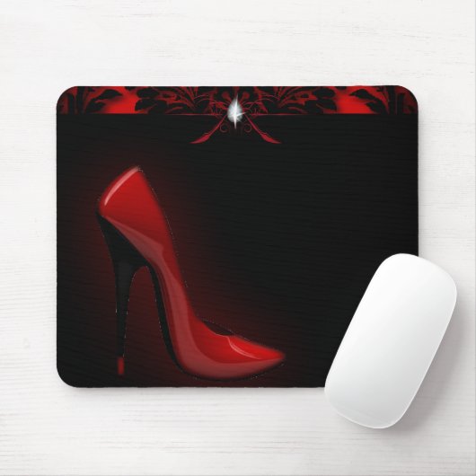 Red Stiletto Brautparty Junggeselinnen-Abschied Mousepad (Mit Mouse)