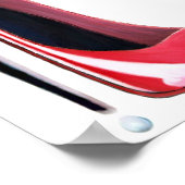 Red Stiletto High Heel Shoe Poster (Ecke)