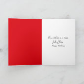 Red Stiletto Shoes Geburtstag Karte (Innenseite)