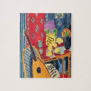 Red Still Life mit Lyr Puzzle