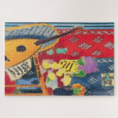 Red Still Life mit Lyr Puzzle (Horizontal)