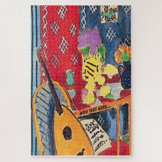 Red Still Life mit Lyr Puzzle (Vertikal)