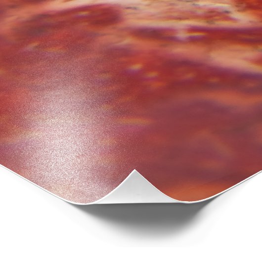 Red Stone Fotodruck (Ecke)