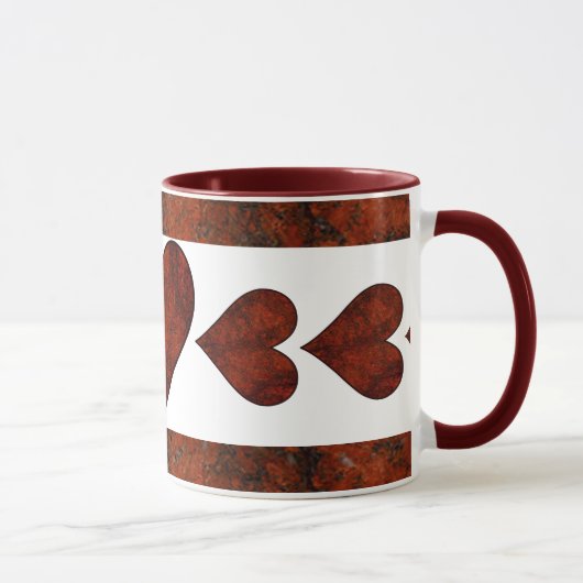 Red Stone Hearts Tasse (Rechts)
