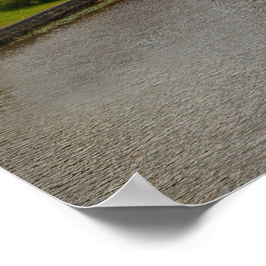 Red Storehouses, Porvoo, Finnland Poster (Ecke)