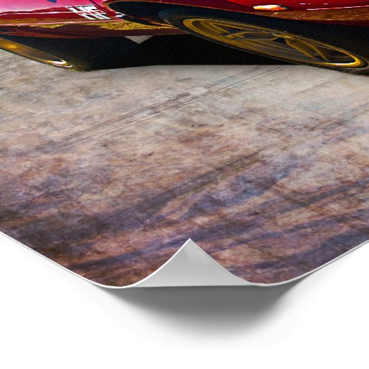 Red Stratos Poster (Ecke)