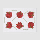 Red Strawberries Berrylicious Seidenpapier (Vorderseite)