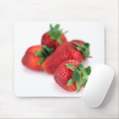 Red Strawberries Foto Mousemat Mousepad (Mit Mouse)