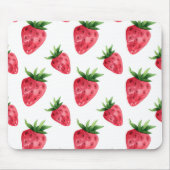 Red Strawberries Pattern Mousepad (Vorne)