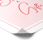 Red Strawberry Baby Duschbücher und Geschenke Poster (Ecke)