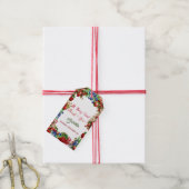 Red Strawberry Baby Dusche | Blue Berry Sweet Nied Geschenkanhänger (Mit Garn)