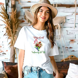 Red Strawberry Blue Berry Sweet Summer Baby Dusche T-Shirt